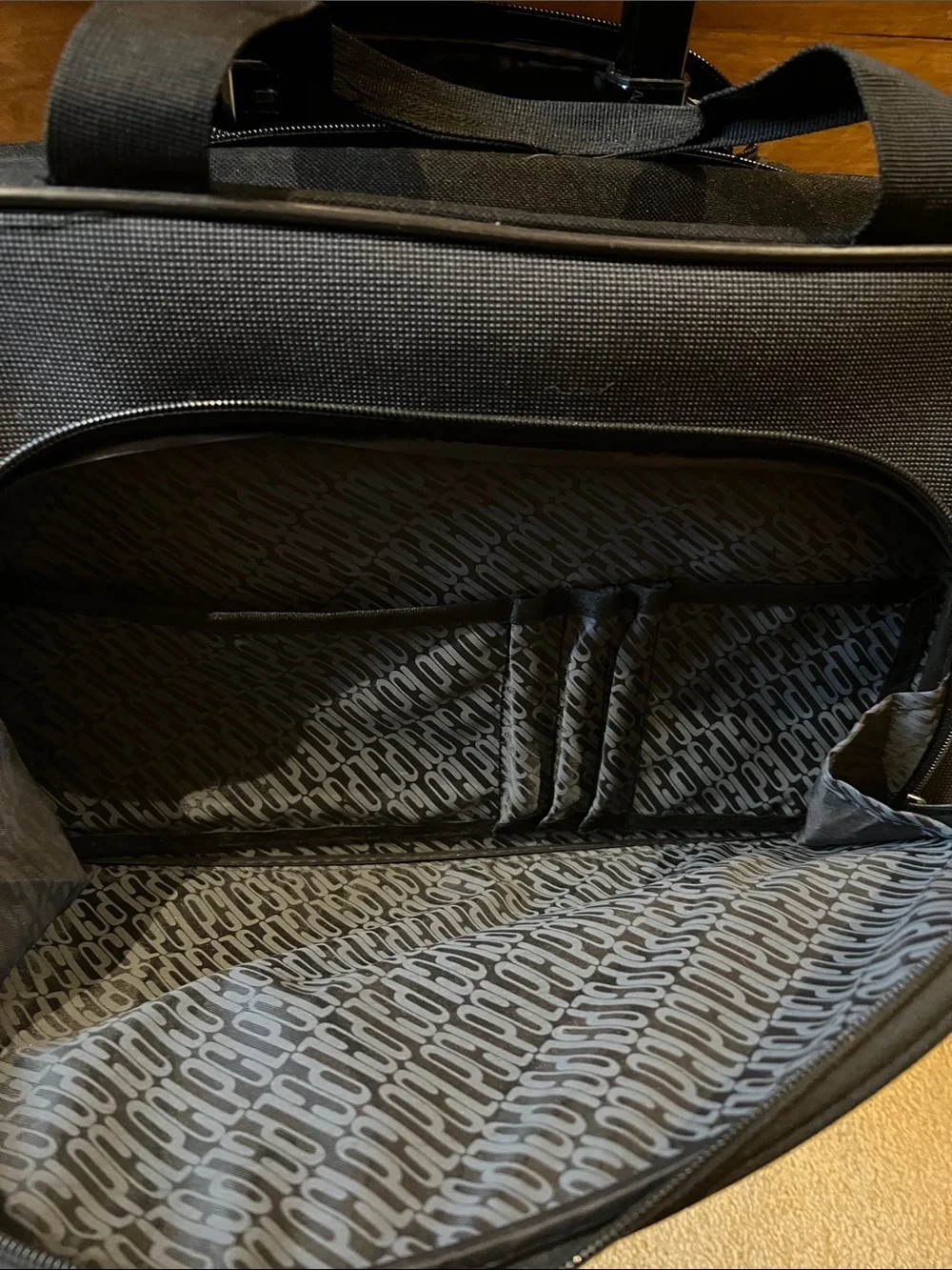Black Pacific Coast rolling laptop bag